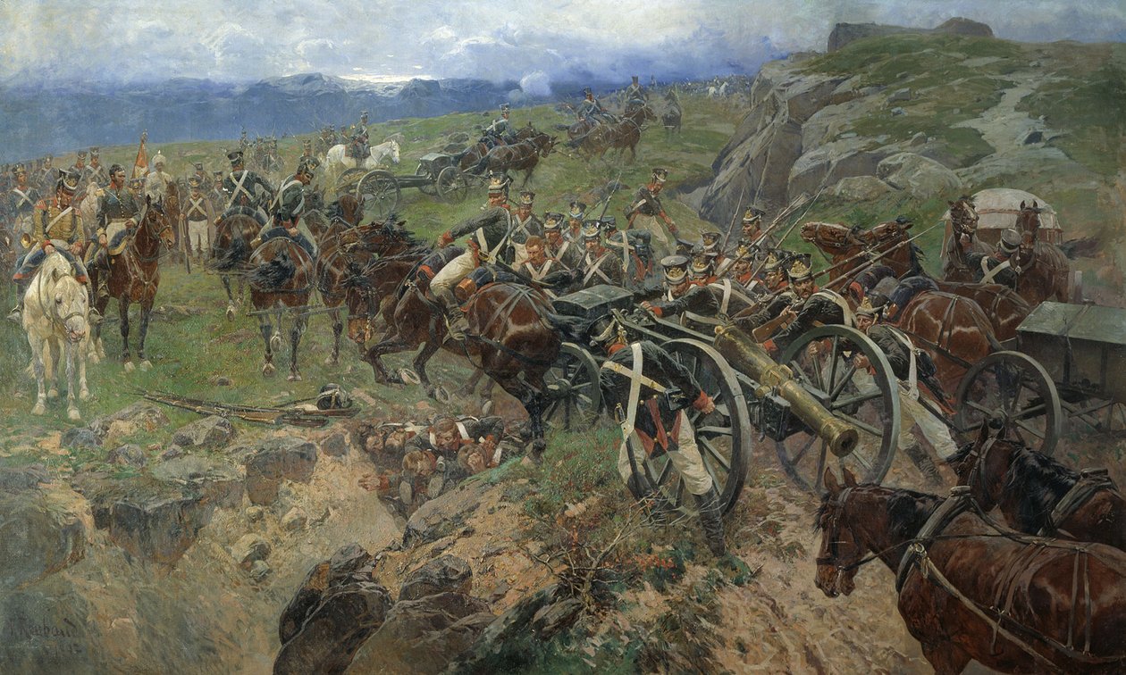 Il ponte vivente da Franz Roubaud