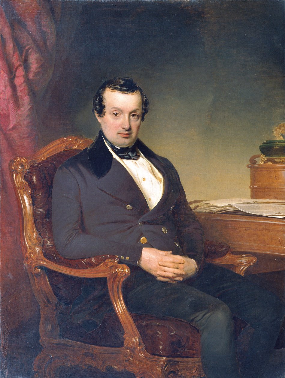 Il produttore tessile Hermann Todesco (1791–1844) da Franz Schrotzberg