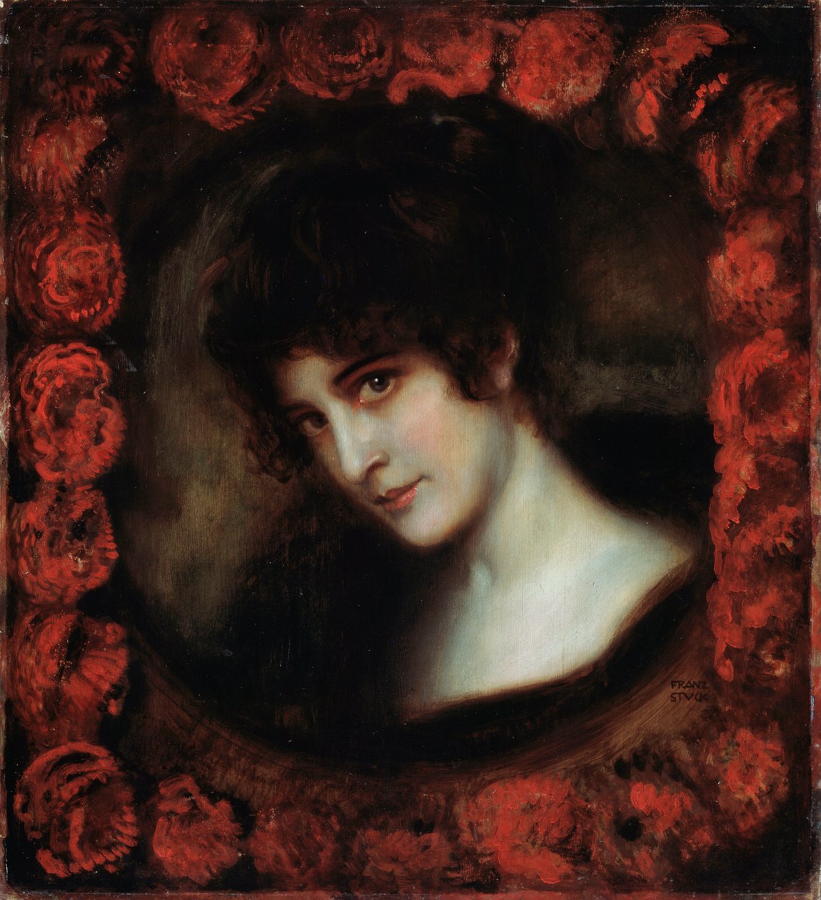 Ritratto di una donna da Franz Stuck Ritter von