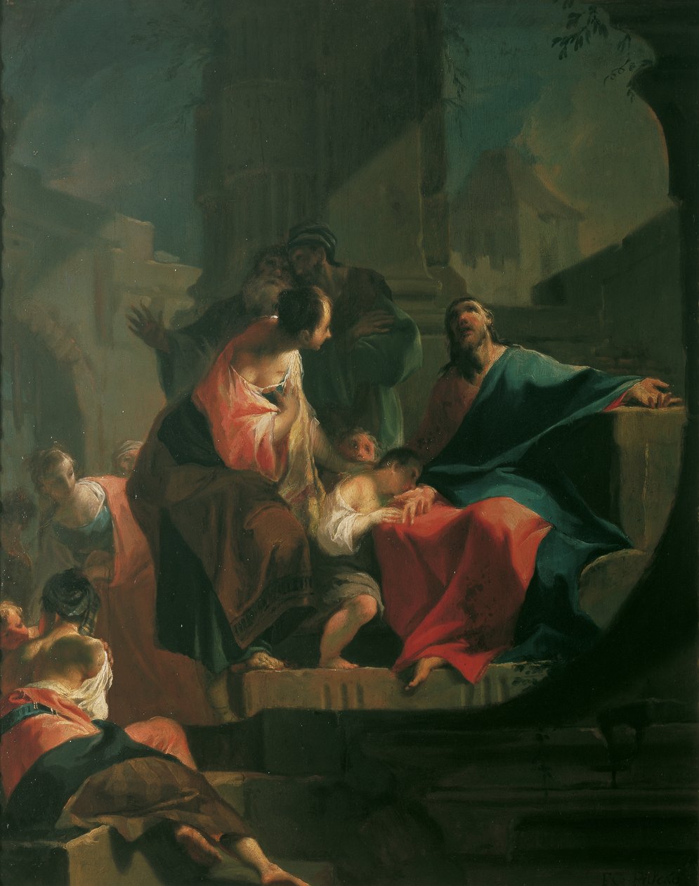 Cristo benedice i bambini da Franz Xaver Karl Palko