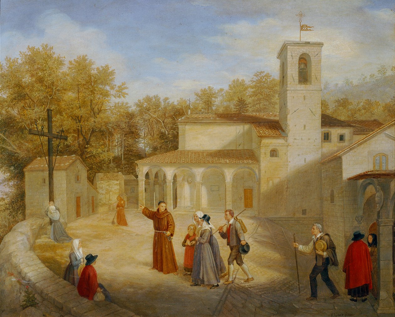 Nel chiostro da Franz Xaver Lair