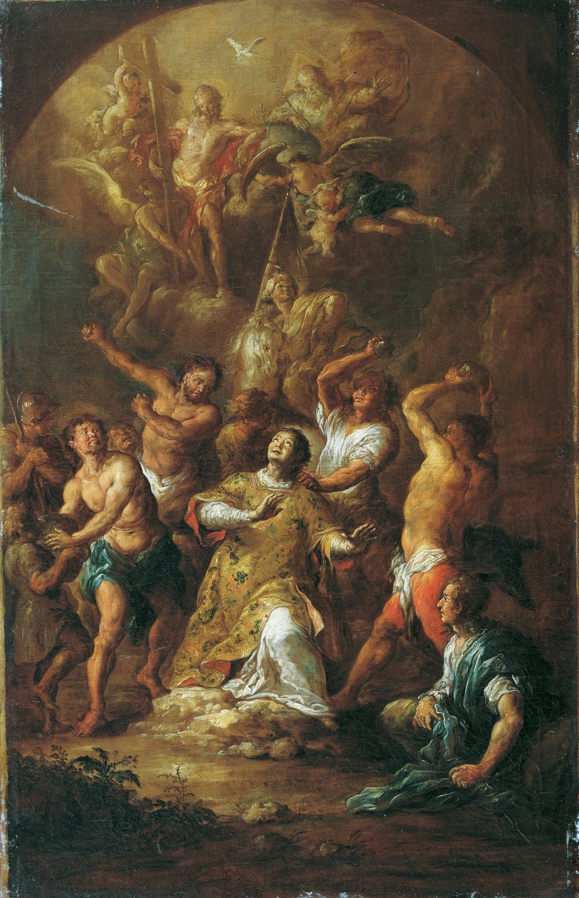 Lapidazione di Santo Stefano da Franz Xaver Wagenschon