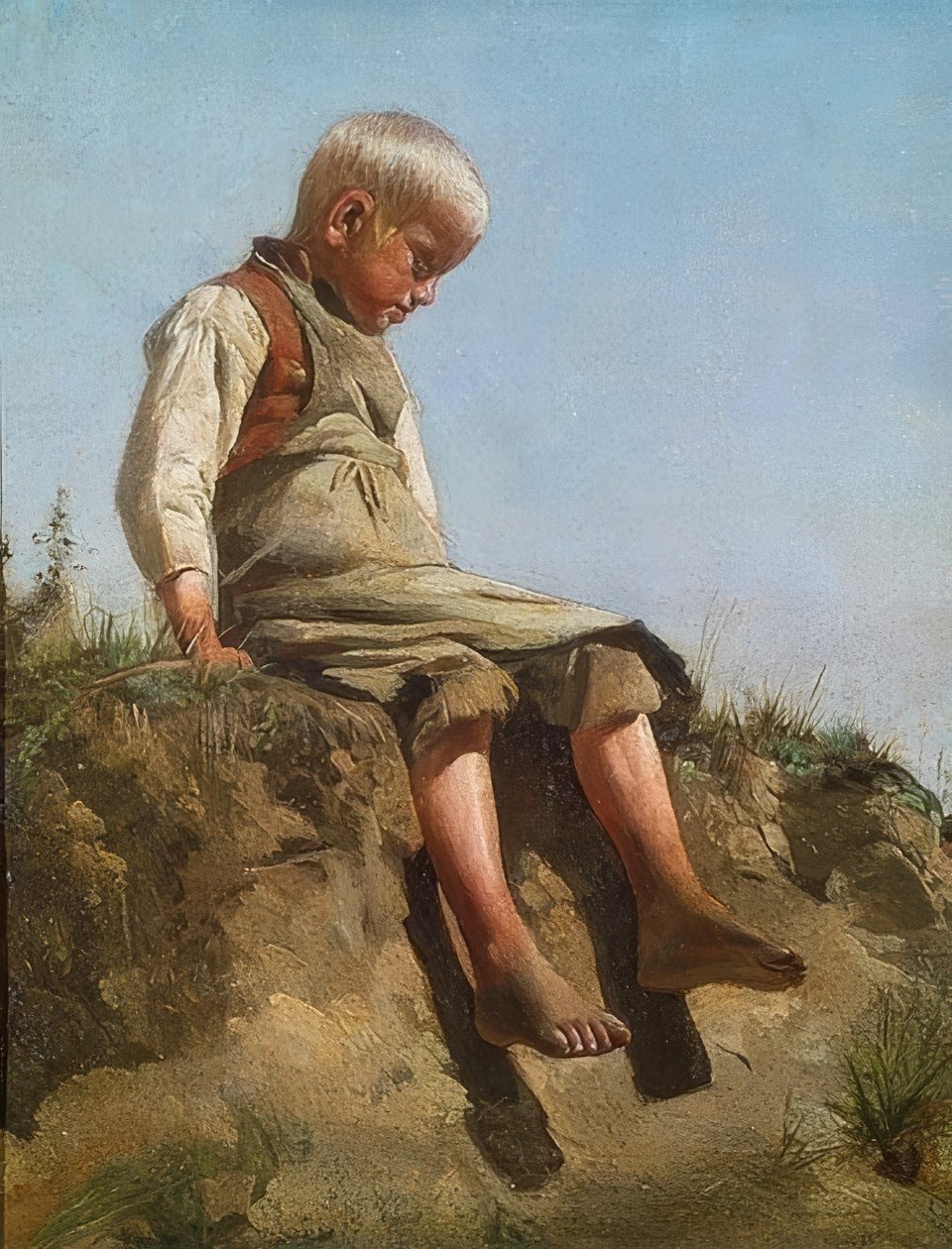 Ragazzo al sole. 1860 da Franz von Lenbach