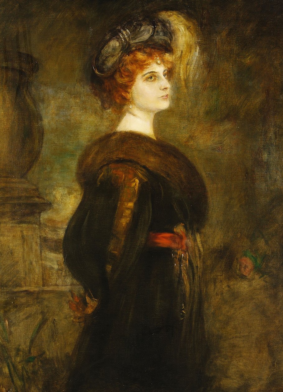 Ritratto di Lily Merk, 1902 circa da Franz von Lenbach