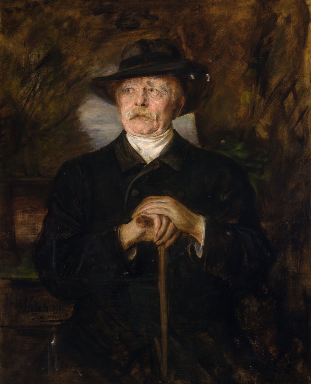Ritratto di Otto von Bismarck da Franz von Lenbach