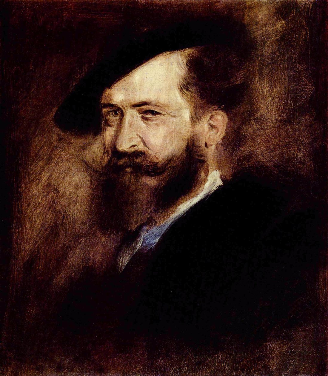 Ritratto di Wilhelm Busch da Franz von Lenbach
