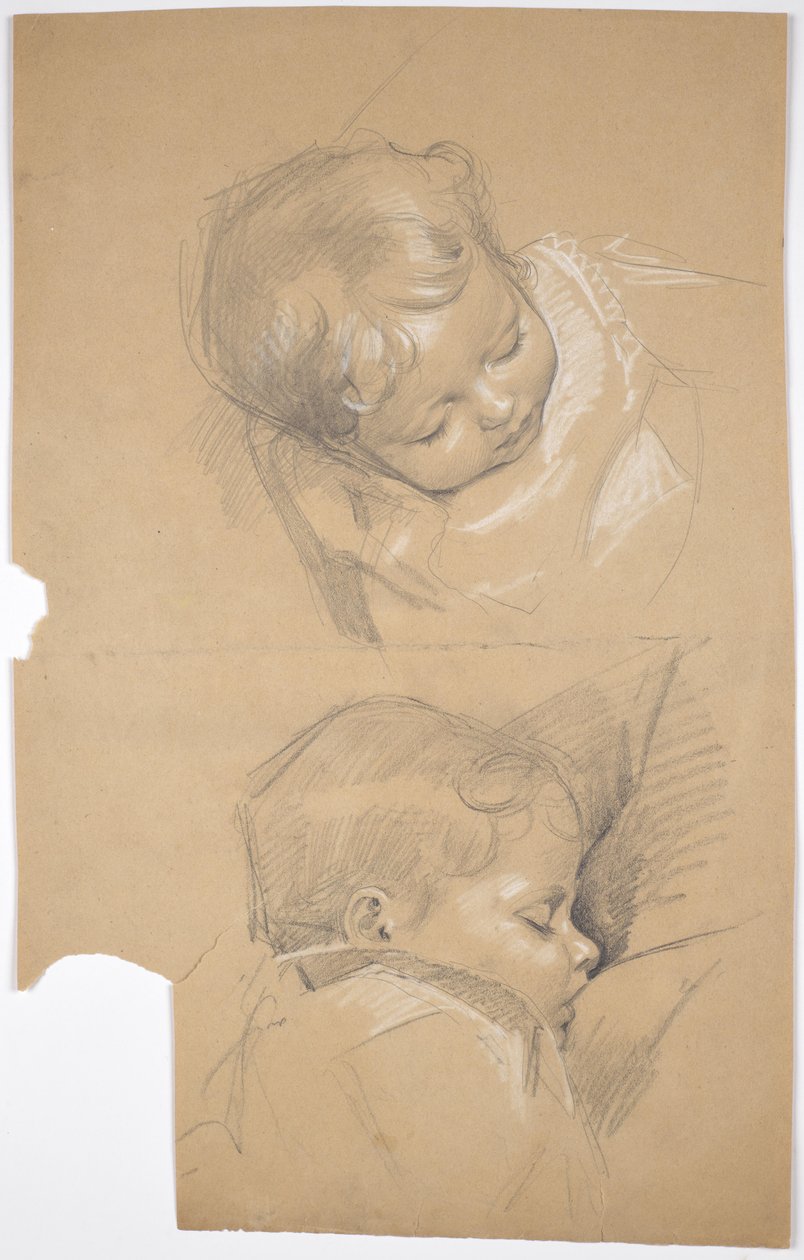 Studi sulla testa dei bambini da Franz von Matsch