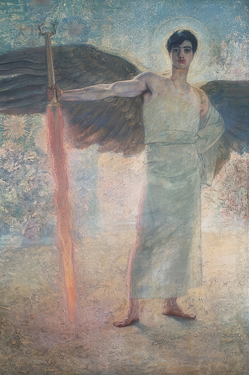 Guardiani del Paradiso. 1889 da Franz von Stuck
