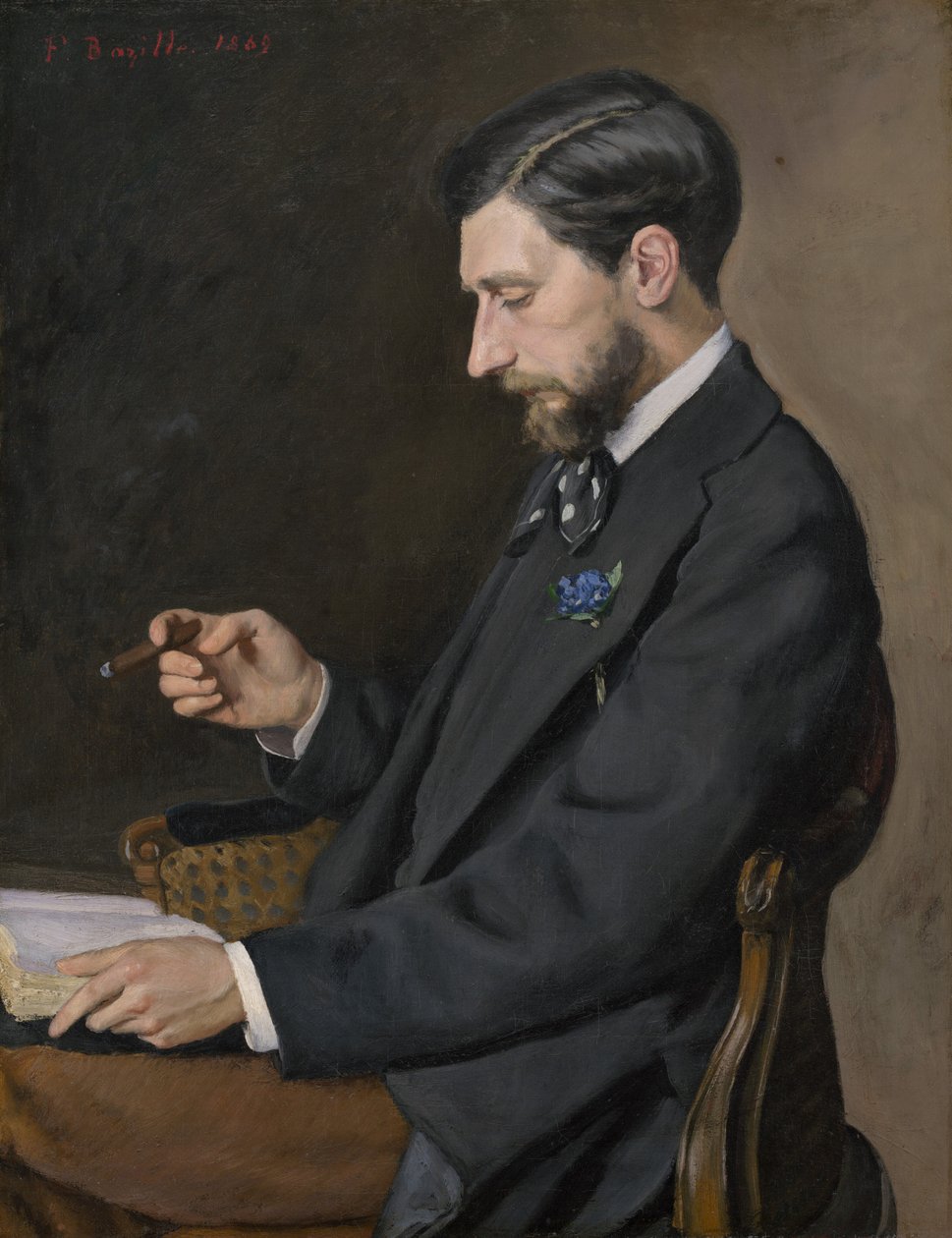 Edmond Maître, 1869 da Frédéric Bazille