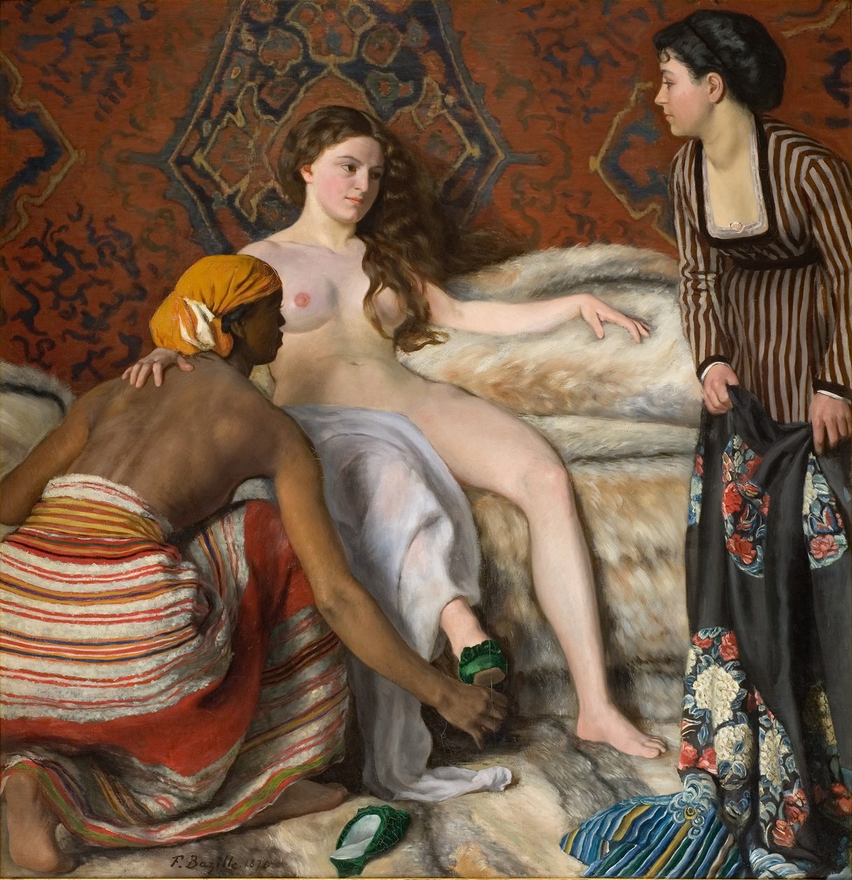 La toilette da Frédéric Bazille