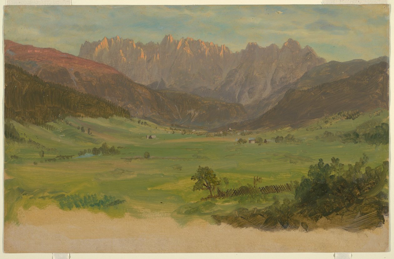 Paesaggio alpino da Frederic Edwin Church