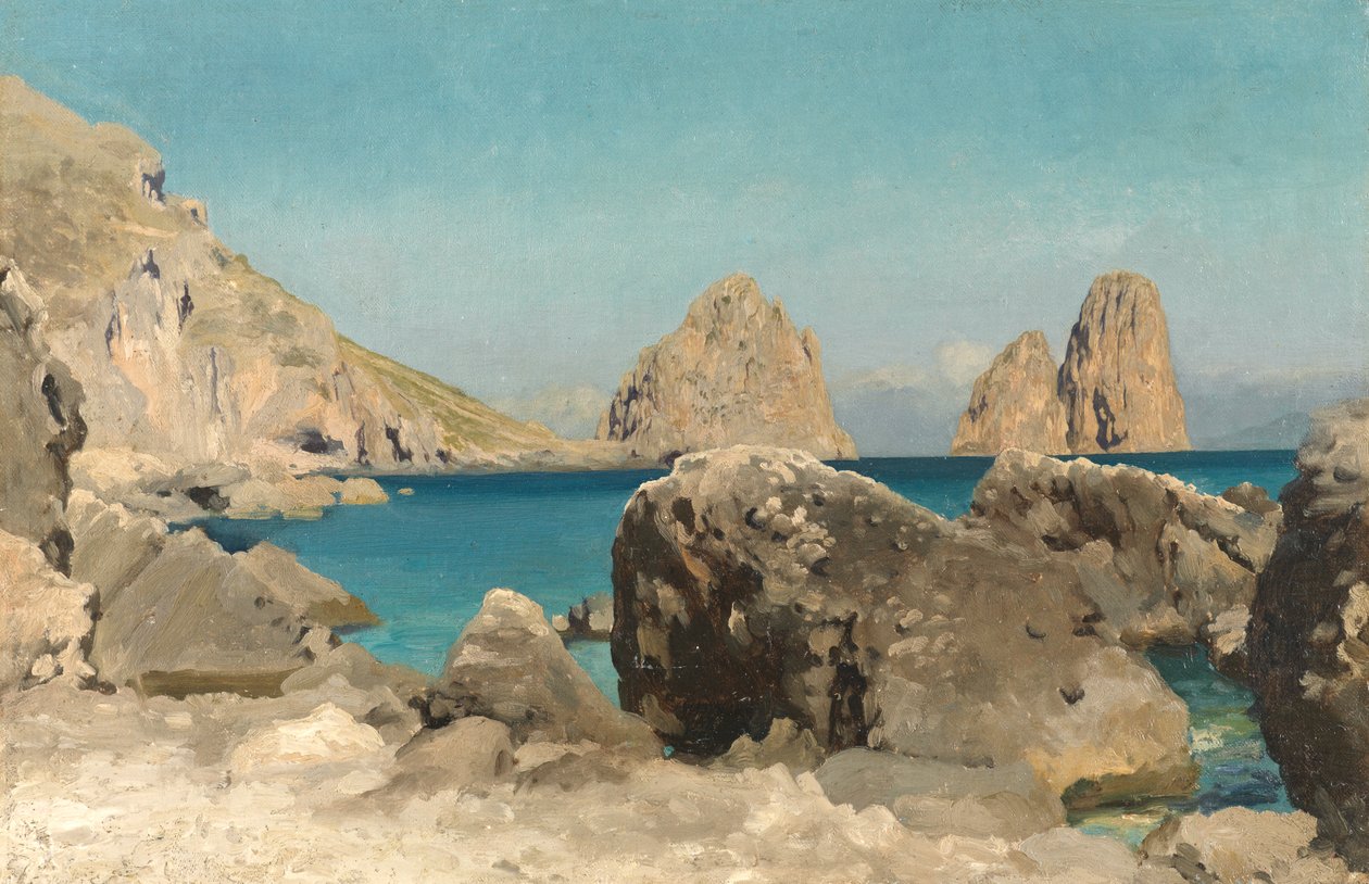 Scogli delle Sirene, Capri, c.1860 da Frederic Leighton