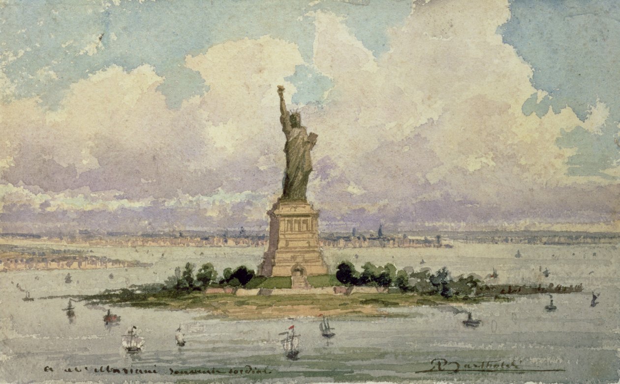 La Statua della Libertà da Frederic Auguste Bartholdi
