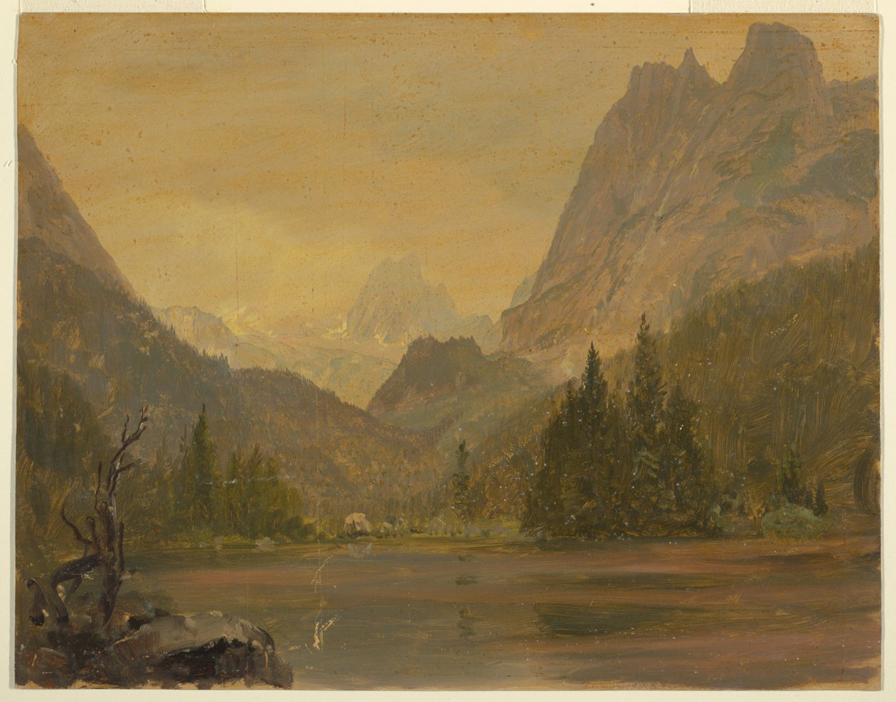 Lago Alpino, Baviera o Svizzera da Frederic Edwin Church