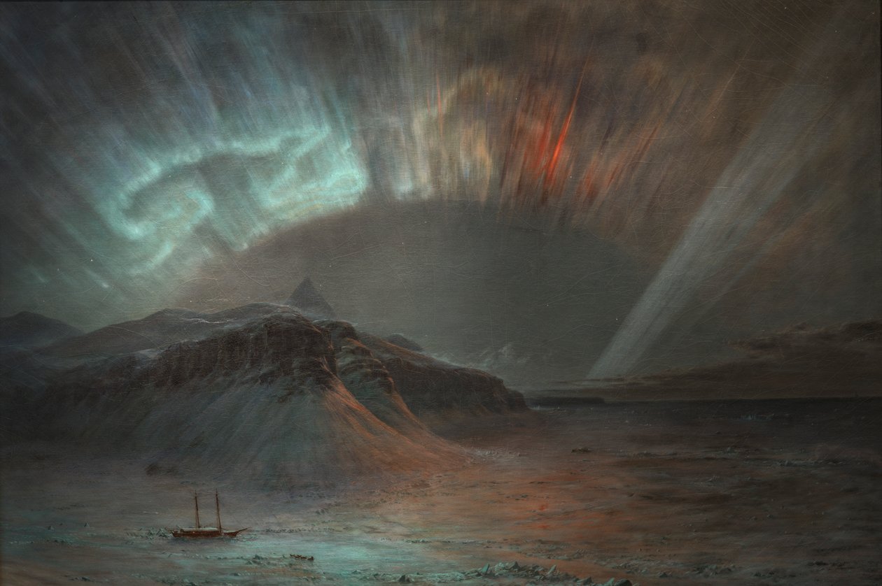Aurora Boreale da Frederic Edwin Church