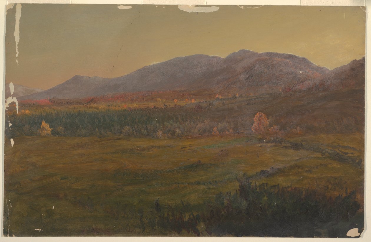 Paesaggio autunnale, Hudson, New York da Frederic Edwin Church