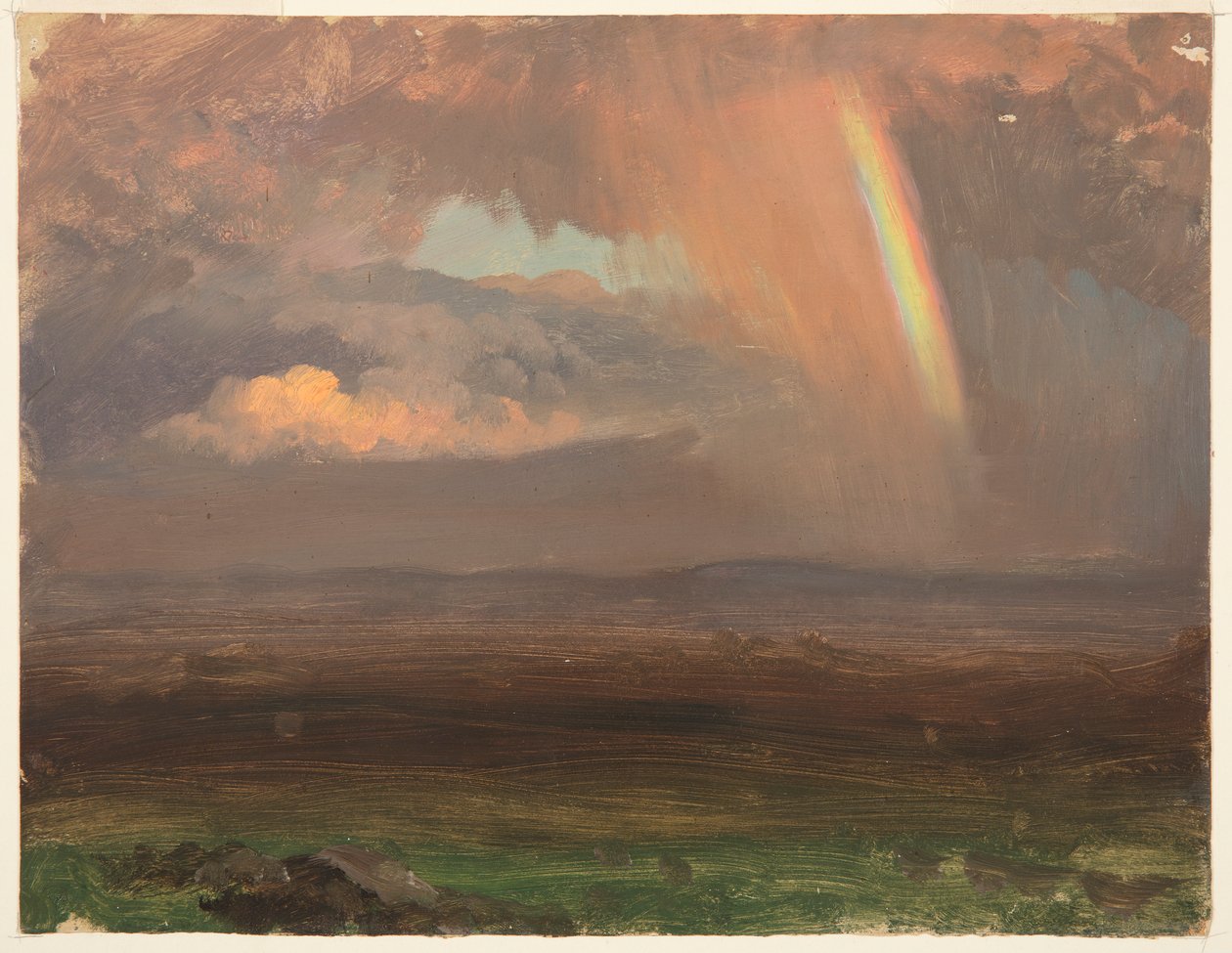 Nuvole e arcobaleno, Giamaica da Frederic Edwin Church