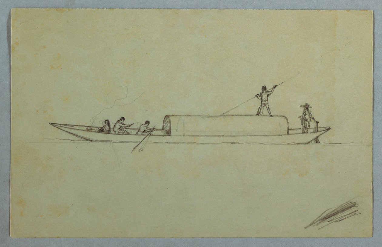 Canoa Coperta, probabilmente Sudamericana da Frederic Edwin Church
