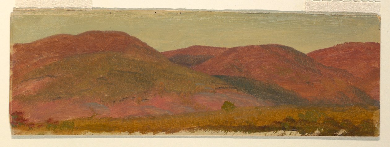 Disegno, Paesaggio autunnale, 1870 ca. da Frederic Edwin Church