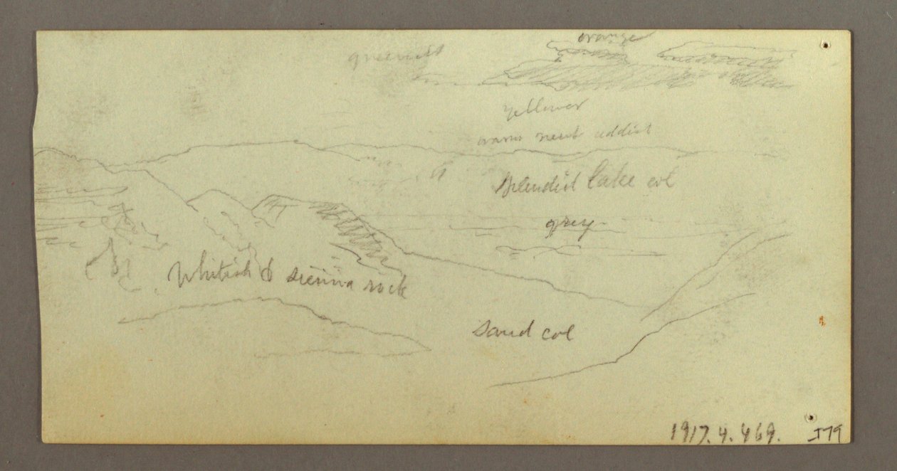 Disegno, Studi sul cammello, 21-22 febbraio 1868 da Frederic Edwin Church