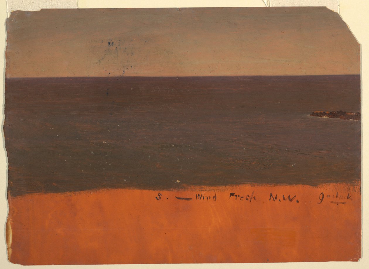 Disegno, Costa del Maine, 1850 ca. da Frederic Edwin Church