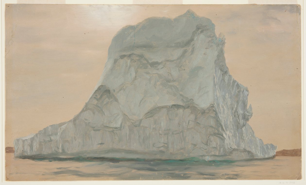 Iceberg grigio da Frederic Edwin Church