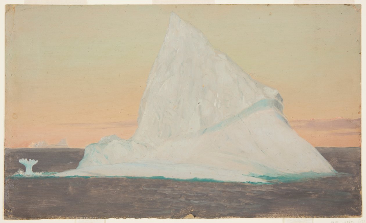 Iceberg e fiore di ghiaccio da Frederic Edwin Church