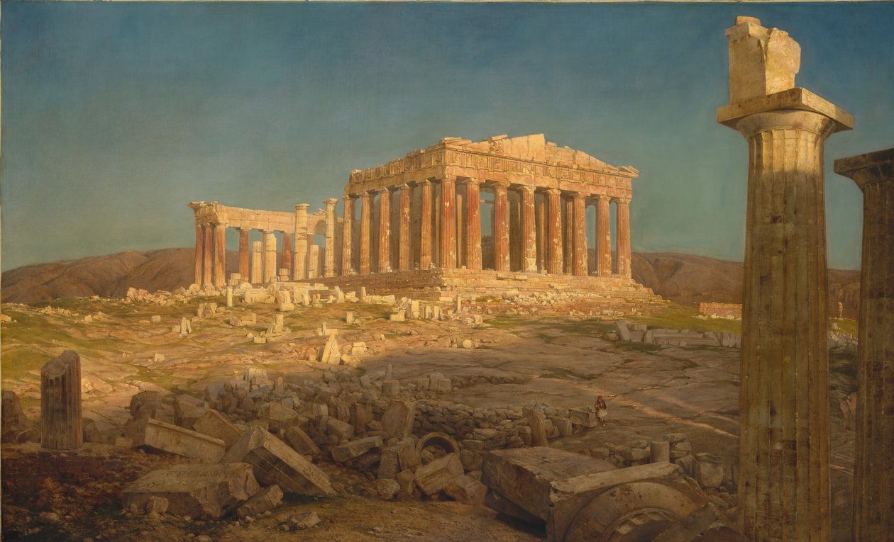 Il Partenone da Frederic Edwin Church