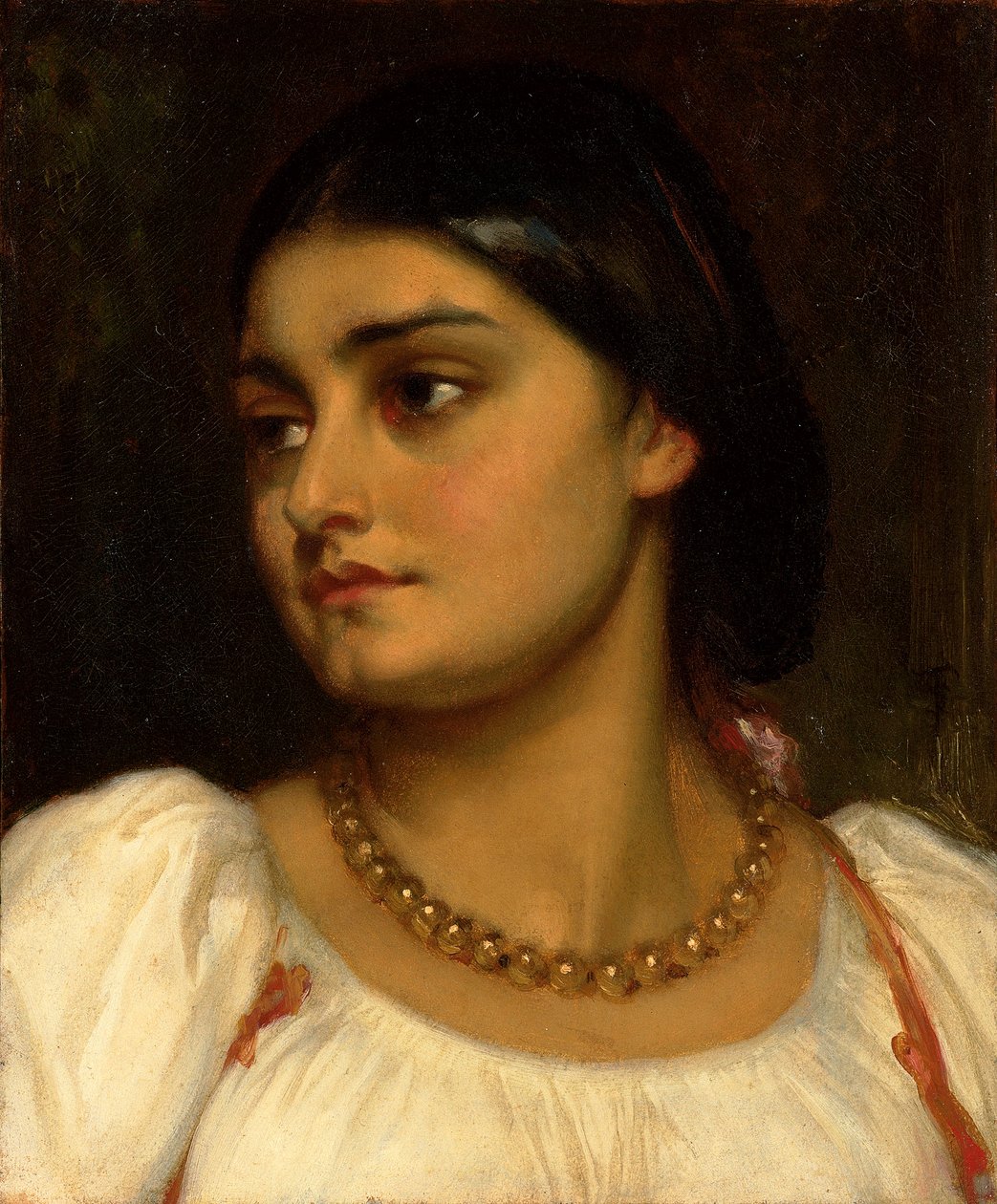 Testa di un modello romano da Frederic Leighton