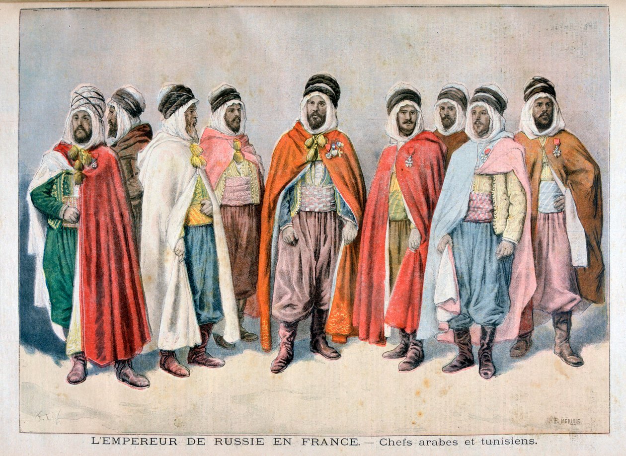 Capi arabi e tunisini, 1896 da Frederic Lix
