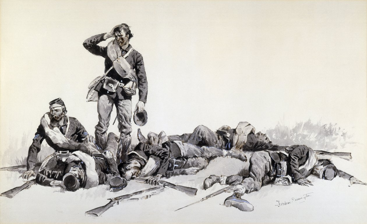 Dopo la battaglia da Frederic Remington