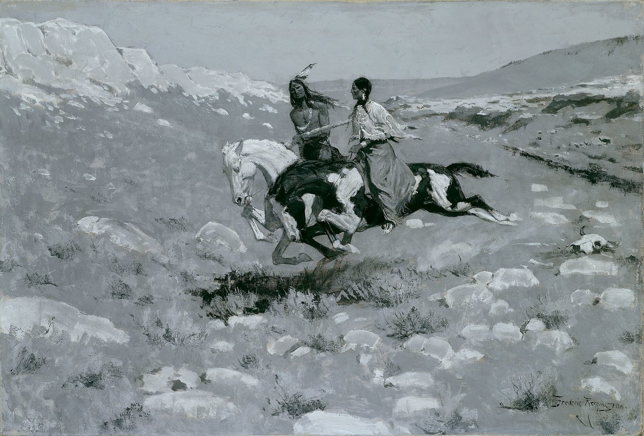 Cerimonia del cavallo più veloce da Frederic Remington