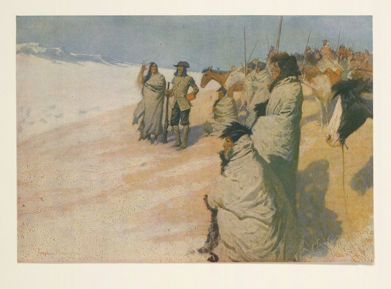 La Vérendrye da Colliers Weekly da Frederic Remington