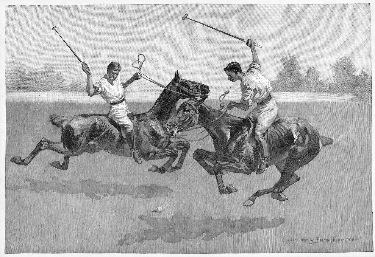 Giocatori di polo da Frederic Remington