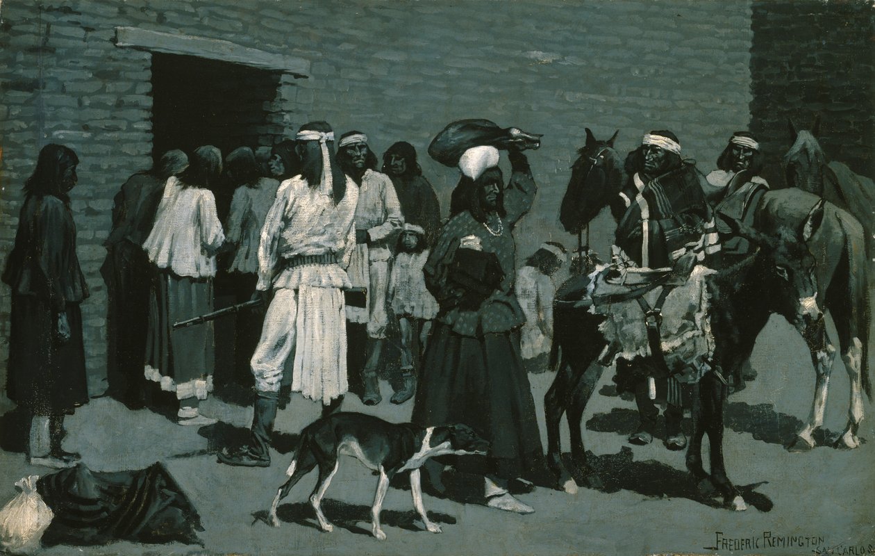 Villaggio indiano da Frederic Remington