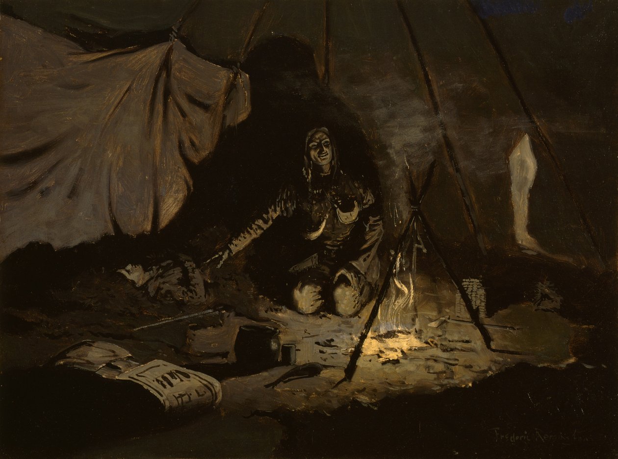 Le foglie secche durarono più a lungo di lei da Frederic Remington