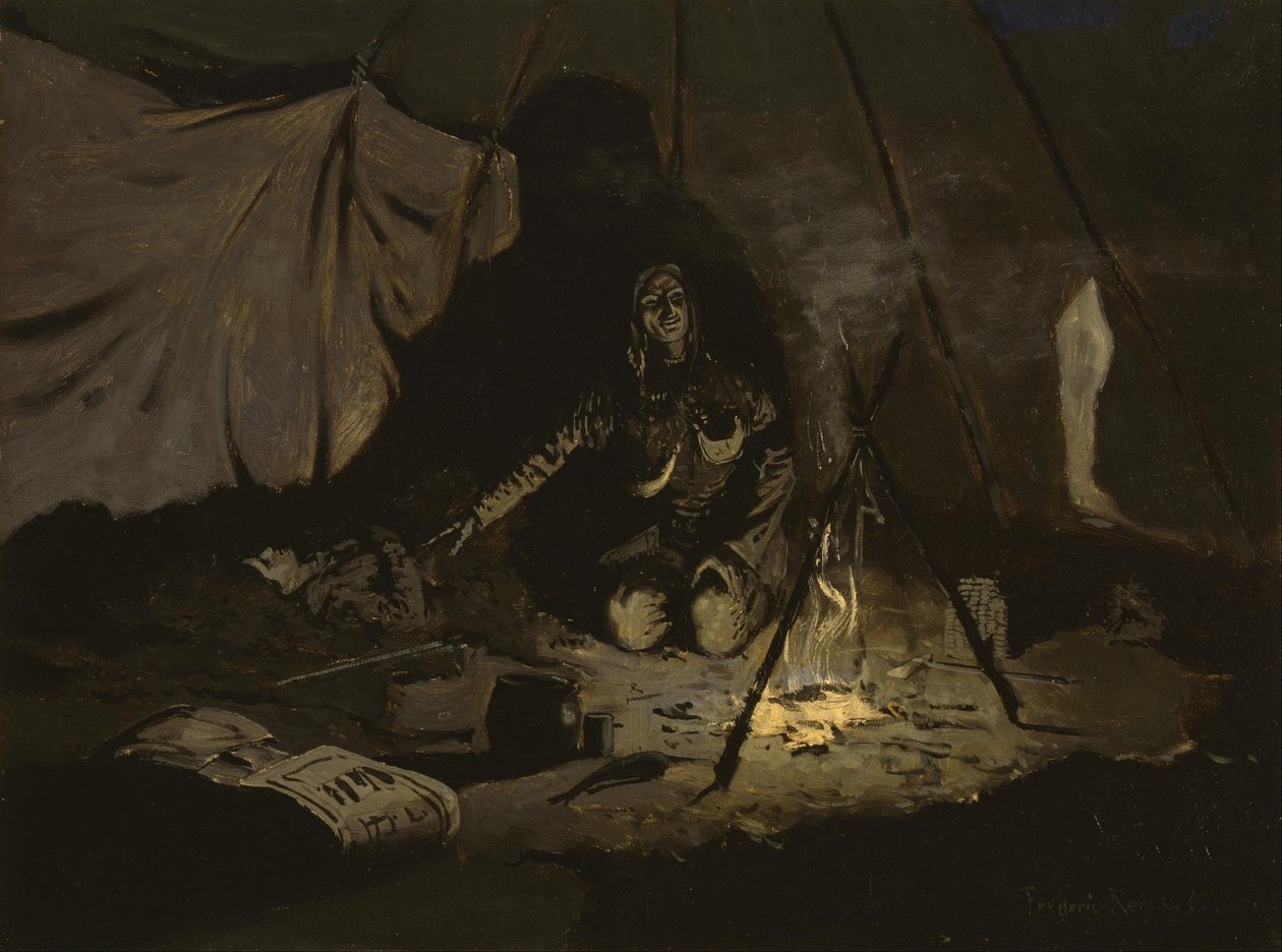 Le foglie secche durarono più a lungo di lei da Frederic Remington