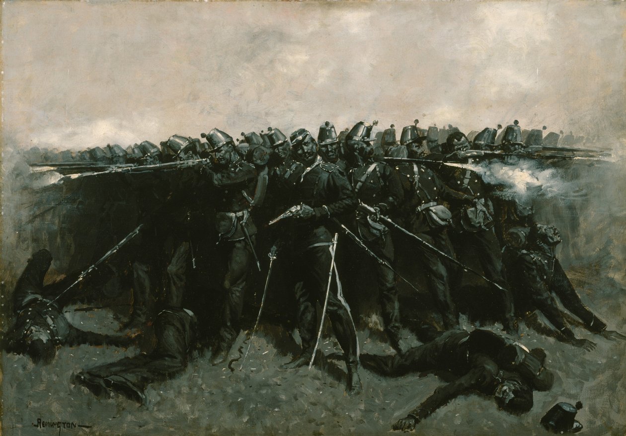 Il quadrato della fanteria da Frederic Remington