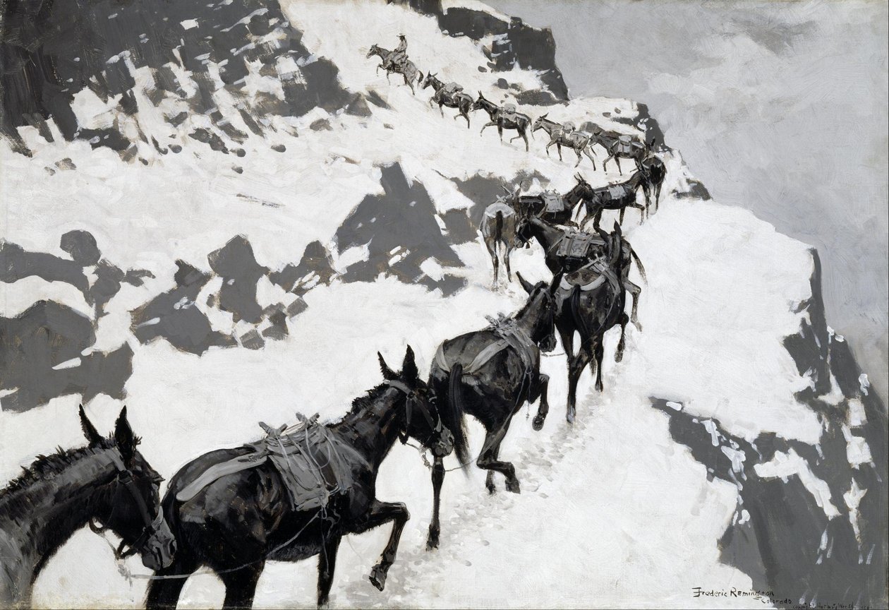 Il pacchetto Mule da Frederic Remington