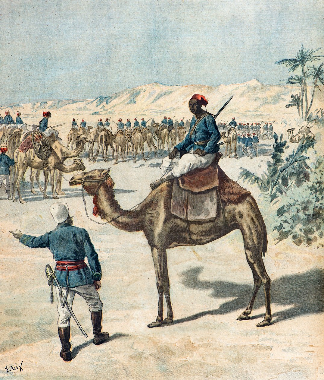 Truppe coloniali francesi da Frederic Theodore Lix
