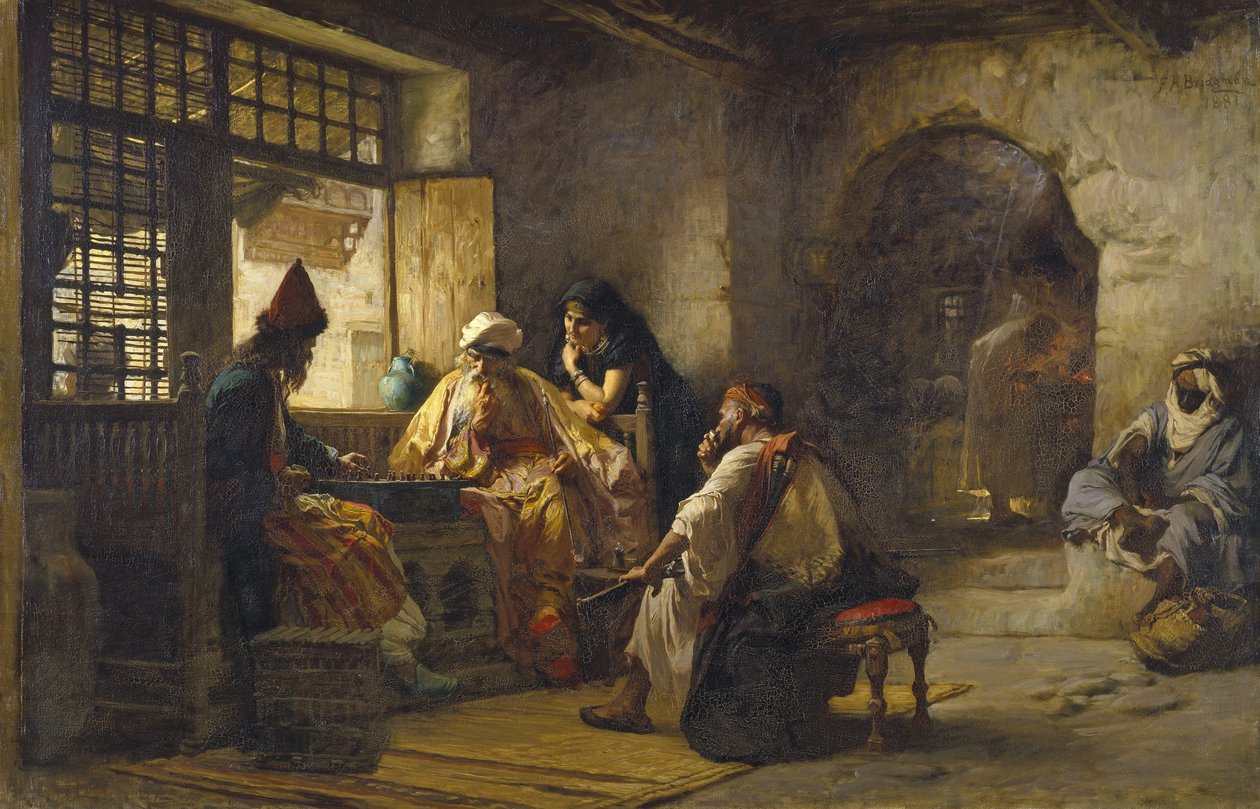 Un gioco interessante da Frederick Arthur Bridgman