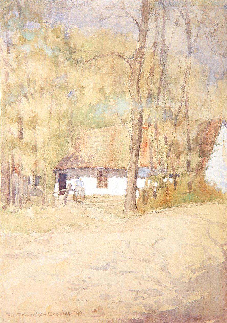 Fattoria a Étaples da Frederick Carl Frieseke