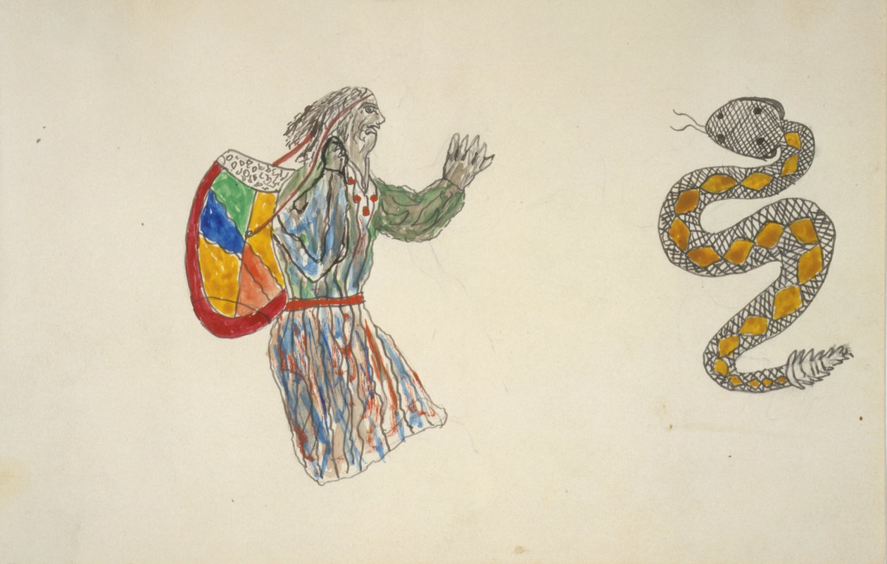 Uomo e serpente da Frederick Gokliz