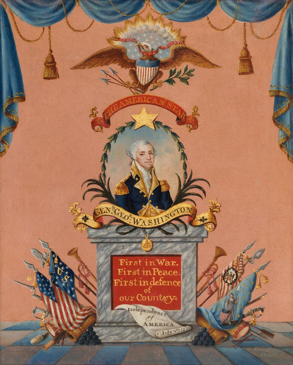 La stella americana (George Washington) da Frederick Kemmelmeyer