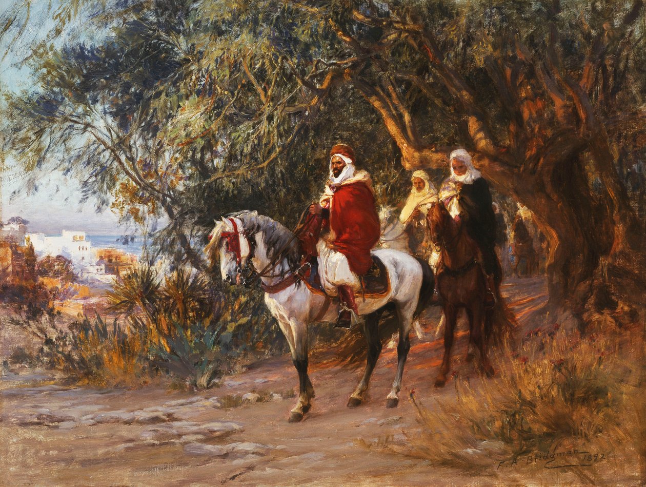 Arabi a cavallo da Frederick Arthur Bridgman