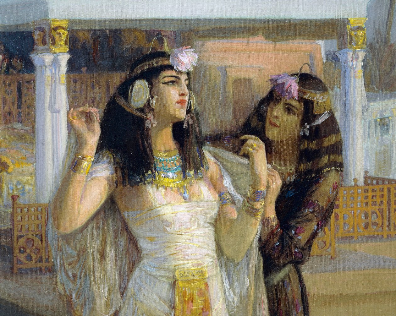 Cleopatra sulle terrazze di Philae da Frederick Arthur Bridgman