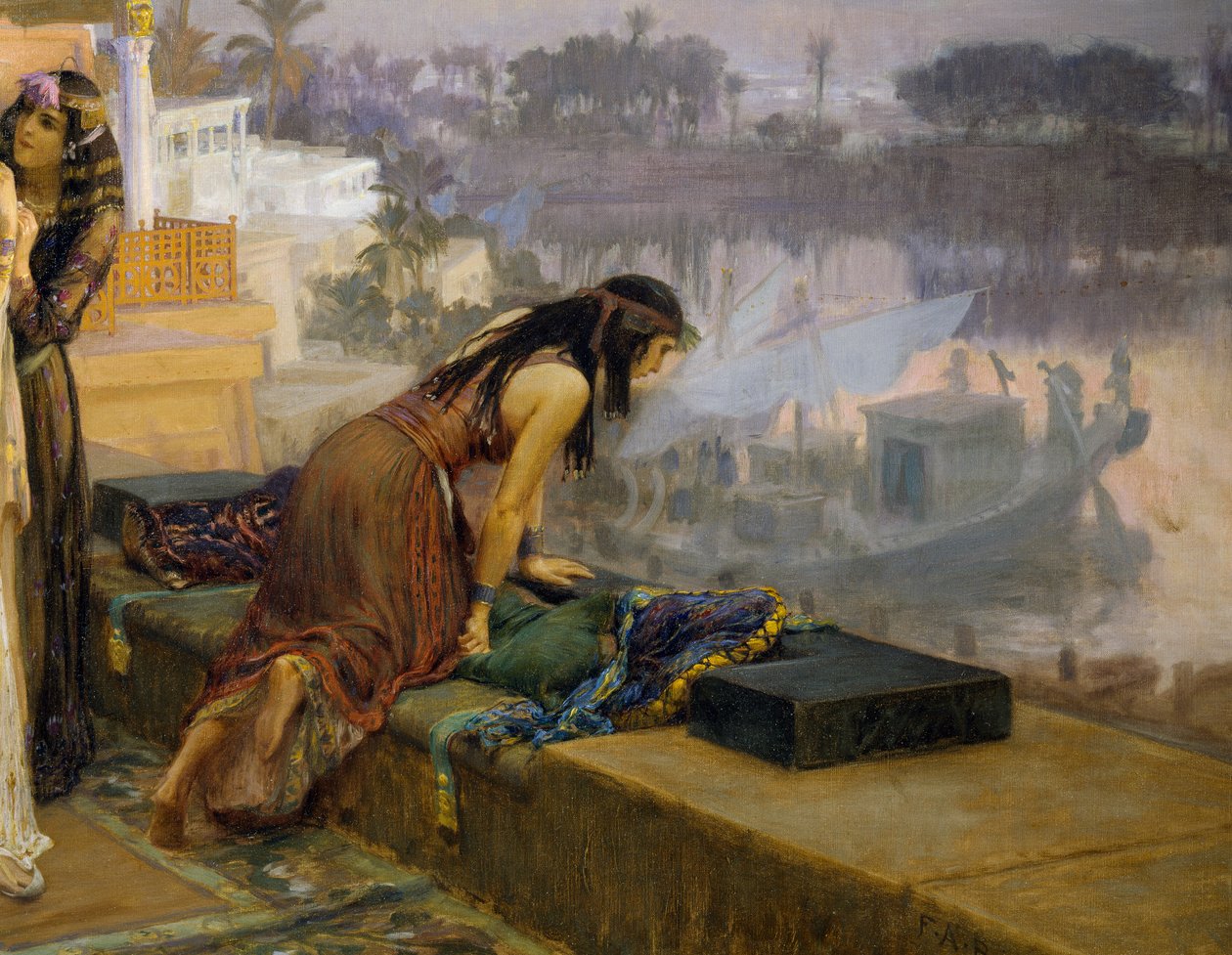 Cleopatra sulle terrazze di File da Frederick Arthur Bridgman