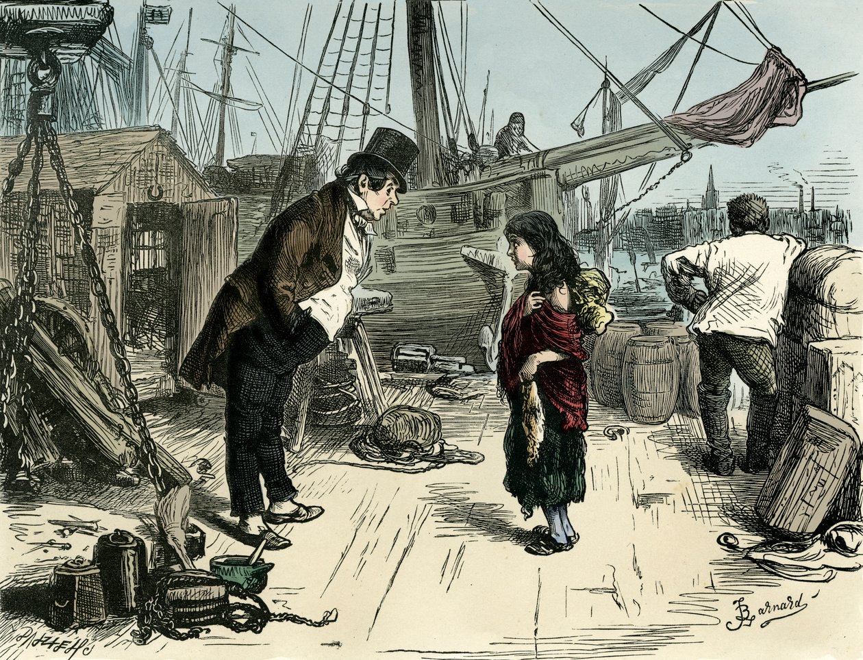Dombey e Figlio di Charles Dickens da Frederick Barnard