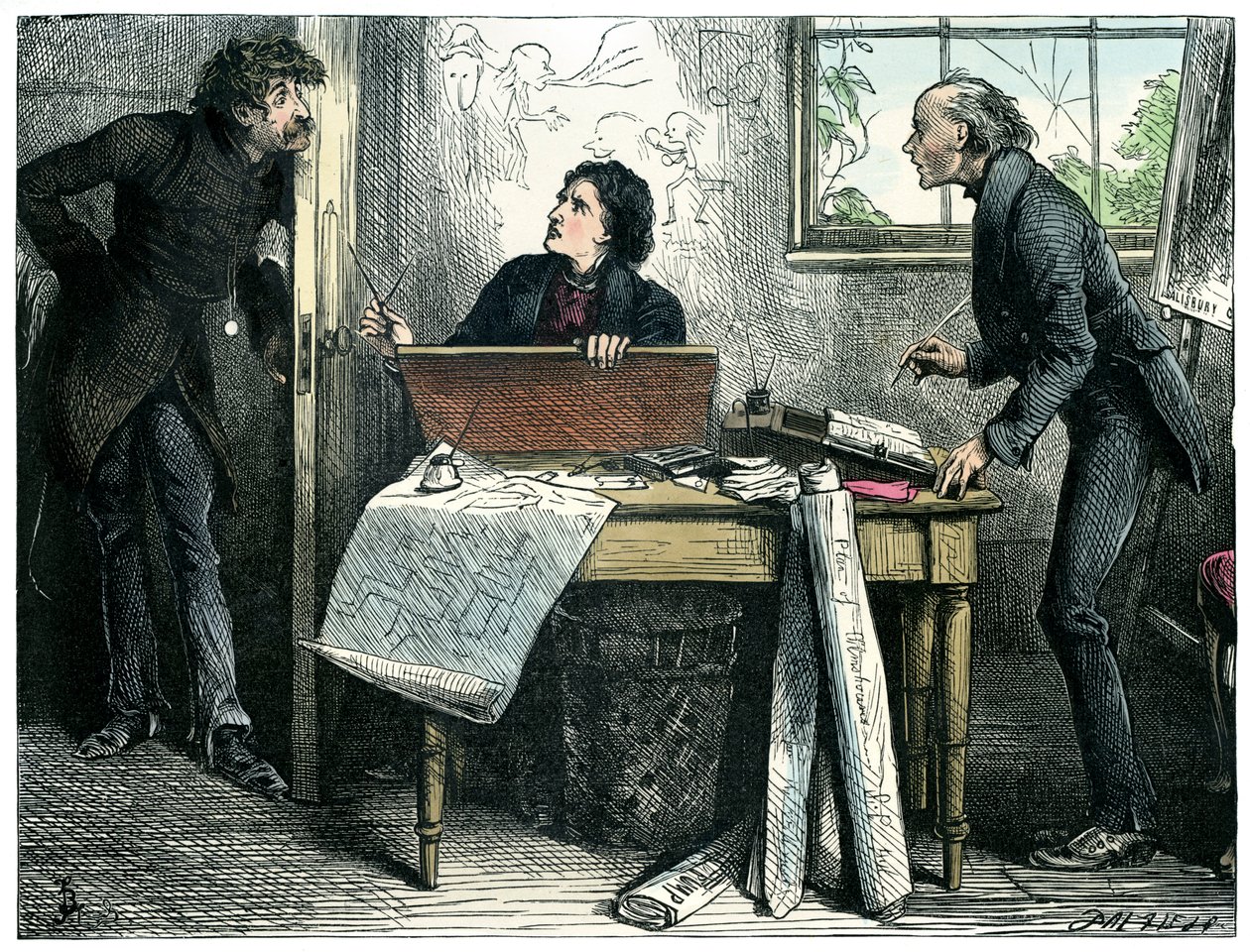 Martin Chuzzlewit di Charles Dickens da Frederick Barnard
