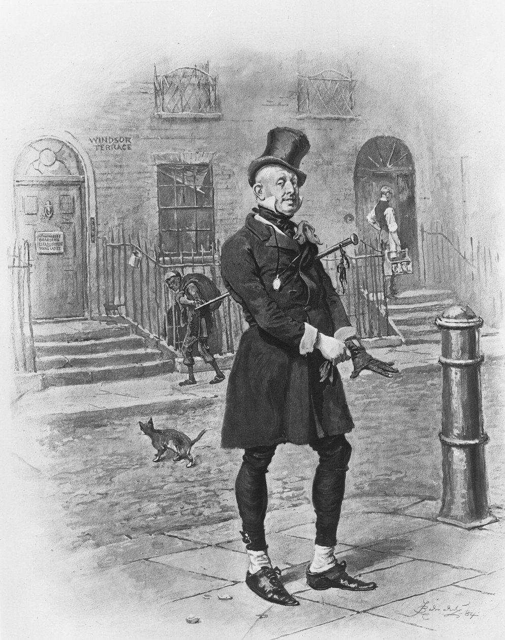 Mr. Micawber, 1880 da Frederick Barnard